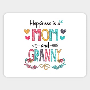 Happiness Is A Mom And Granny Wildflower Happy Mother's Day Magnet